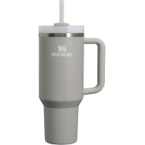 Stanley Quencher H2.0 FlowState™ – Mug Isotherme 1,2 L avec Paille – Ash - Froid 11h, Glacé 48h - Acier Inoxydable Sans BPA