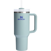 Stanley Quencher H2.0 Flow State™ – Mug Isotherme 1,2 L avec Paille – Blue Cactus - Froid 11h, Glacé 48h
